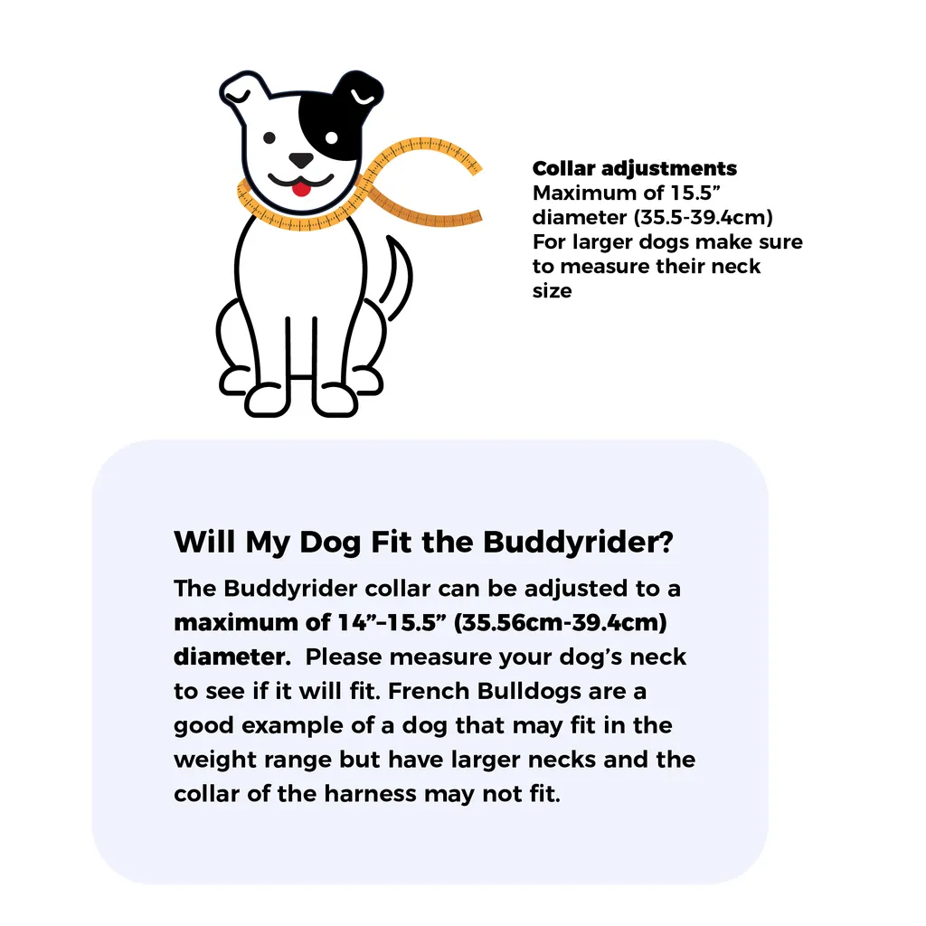 2025 Buddyrider® Series 2 Dog Bicycle Seat