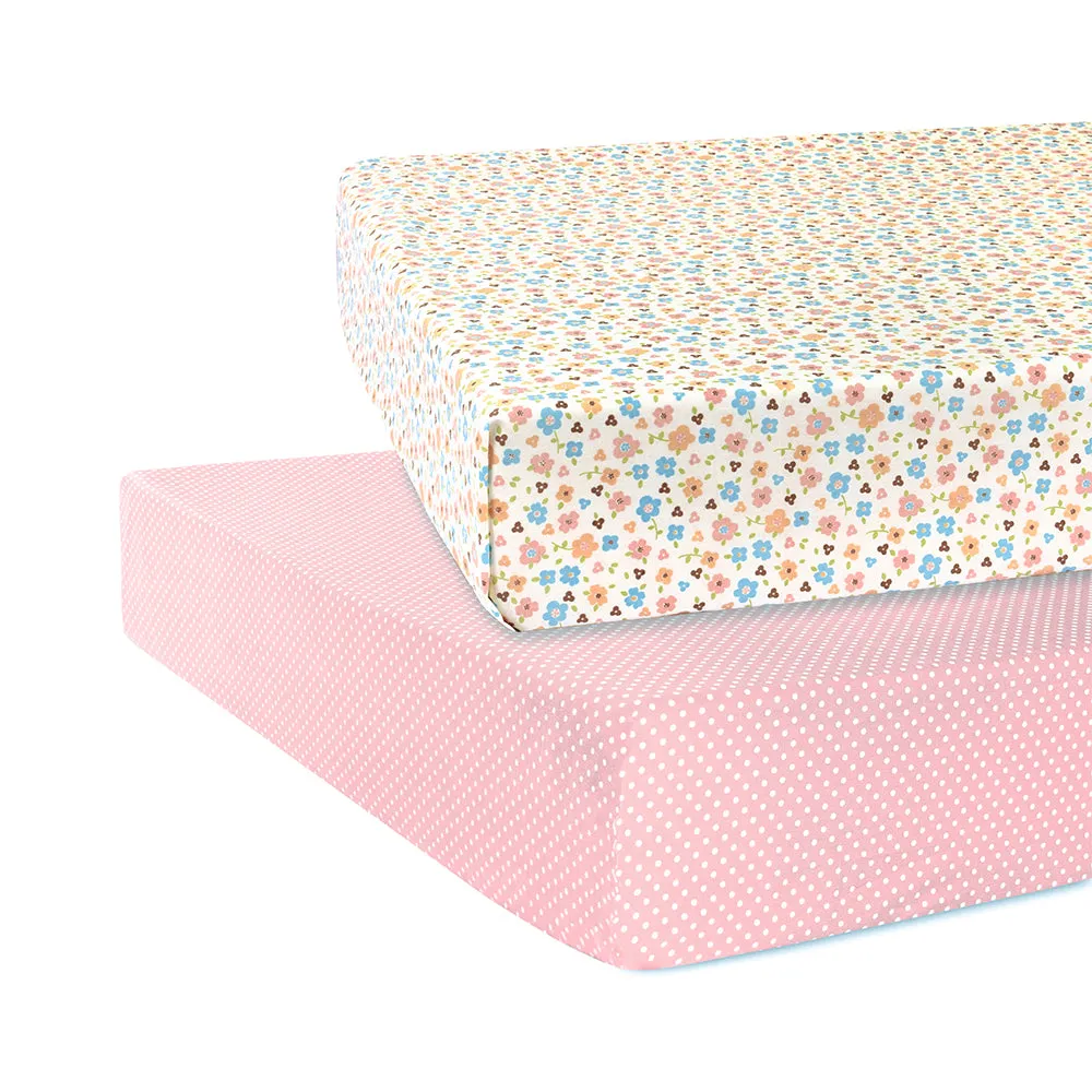 Abracadabra Flat Sheet (Set of 2) - Ditsy Floral