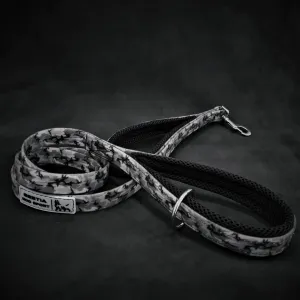 BESTIA DOG SPORT dual handle leash grey camo