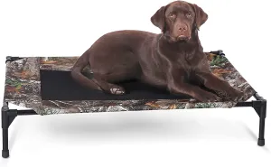 Camo Pet Cot - 200lb Capacity - K&H Pet Products RealTree Original Pet Cot