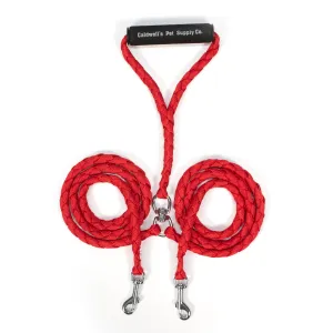 Dual Dog Leash - Red
