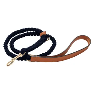 Exquisite Leather Dog Leash - Blue