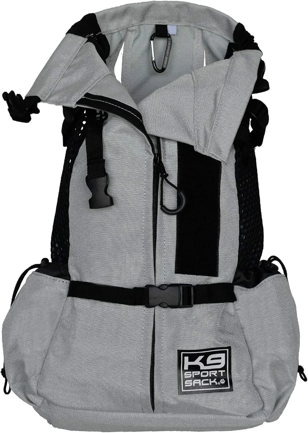 K9 Sport Sack | Dog Carrier Backpack for Small and Medium Pets | Front Facing Adjustable Dog Backpack Carrier | Fully Ventilated | Veterinarian Approved (Small, Air - Charcoal Grey)