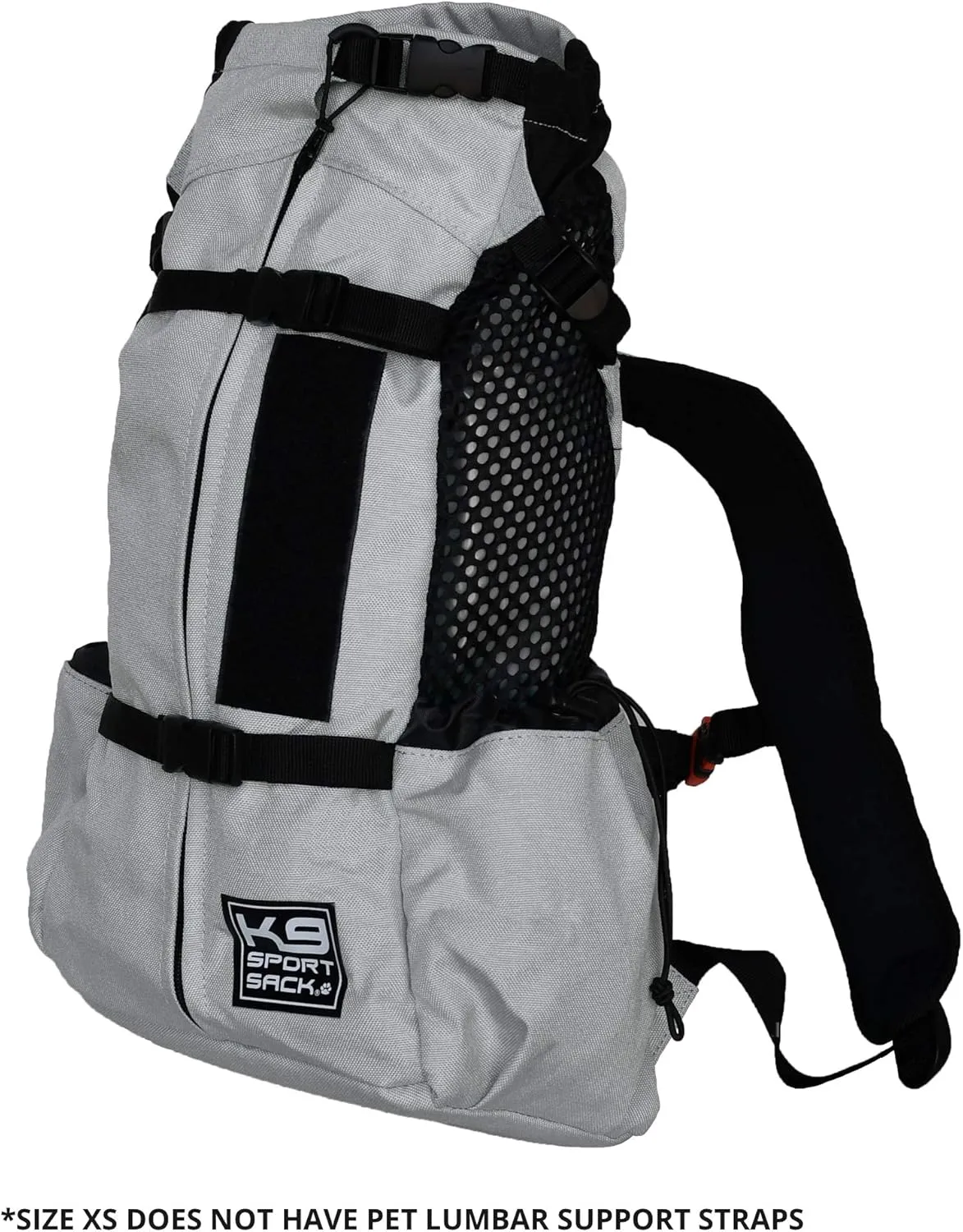 K9 Sport Sack | Dog Carrier Backpack for Small and Medium Pets | Front Facing Adjustable Dog Backpack Carrier | Fully Ventilated | Veterinarian Approved (Small, Air - Charcoal Grey)