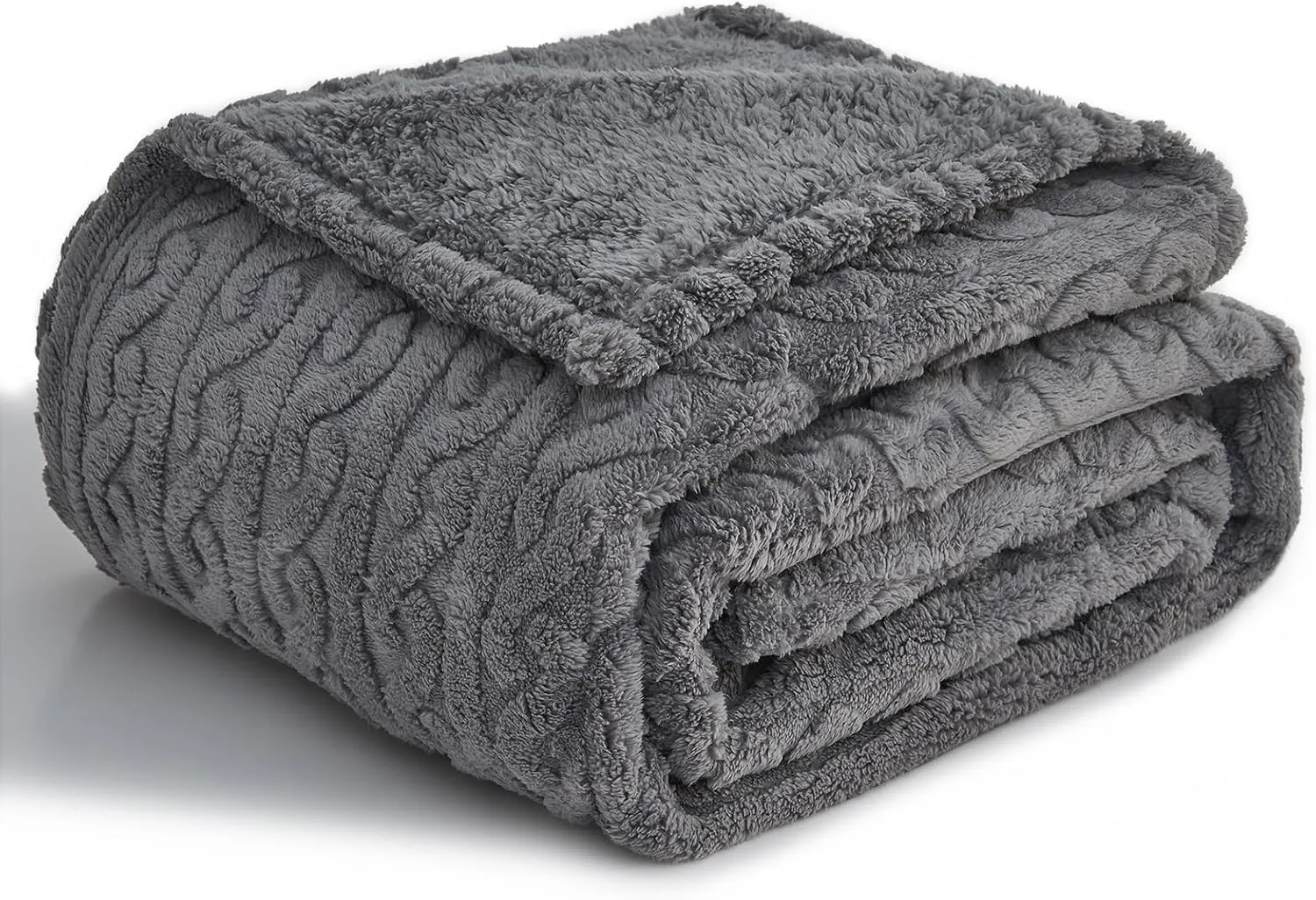 lifein Waterproof Dog Blankets for Dogs - Calming Cat Blanket for Couch Protector Washable, Long Faux Fur Pet Throw Blanket for Large/Small Dogs/Puppy,Furniture Protection (Grey, 40 * 28 inches)