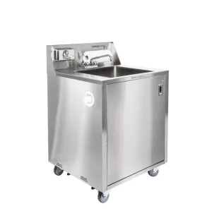 Nella 32" x 29" Single Basin Hot & Cold Portable Sink Handwashing Station - AFE-SB101