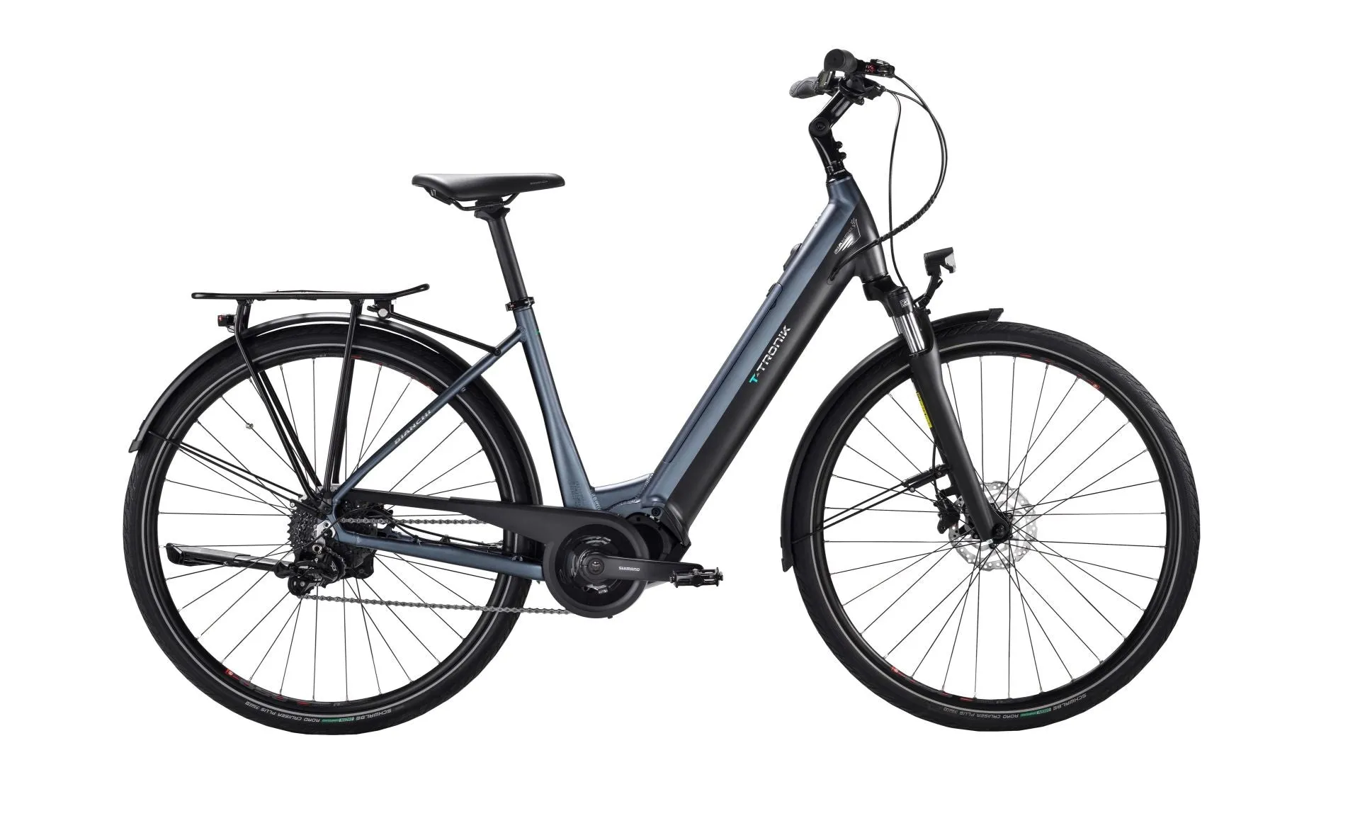 NEW Bianchi T-Tronik C-Type X7/X5 Shimano E6100 417Whr Step-Thru Electric Bike