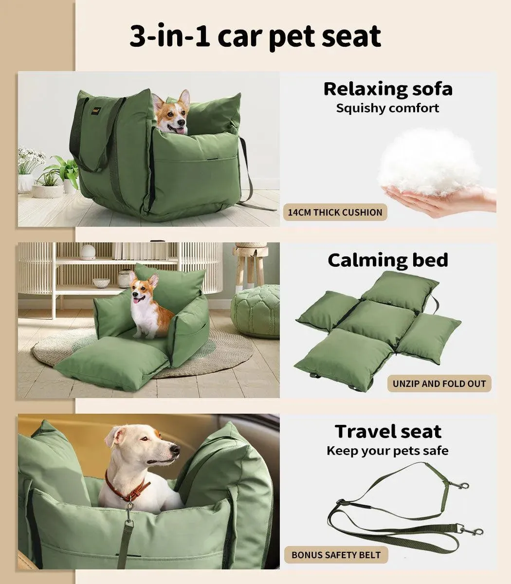Pawz Dog Car Carrier & Car Seat Carry Bag for Travel