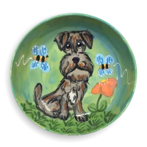Schnauzer Garden Bowl