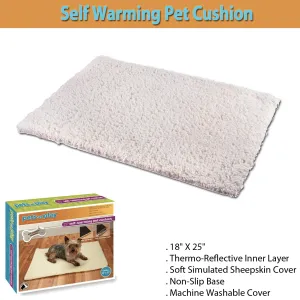 Self-Warming Pet Bed: Perfect Size for Cozy Naps