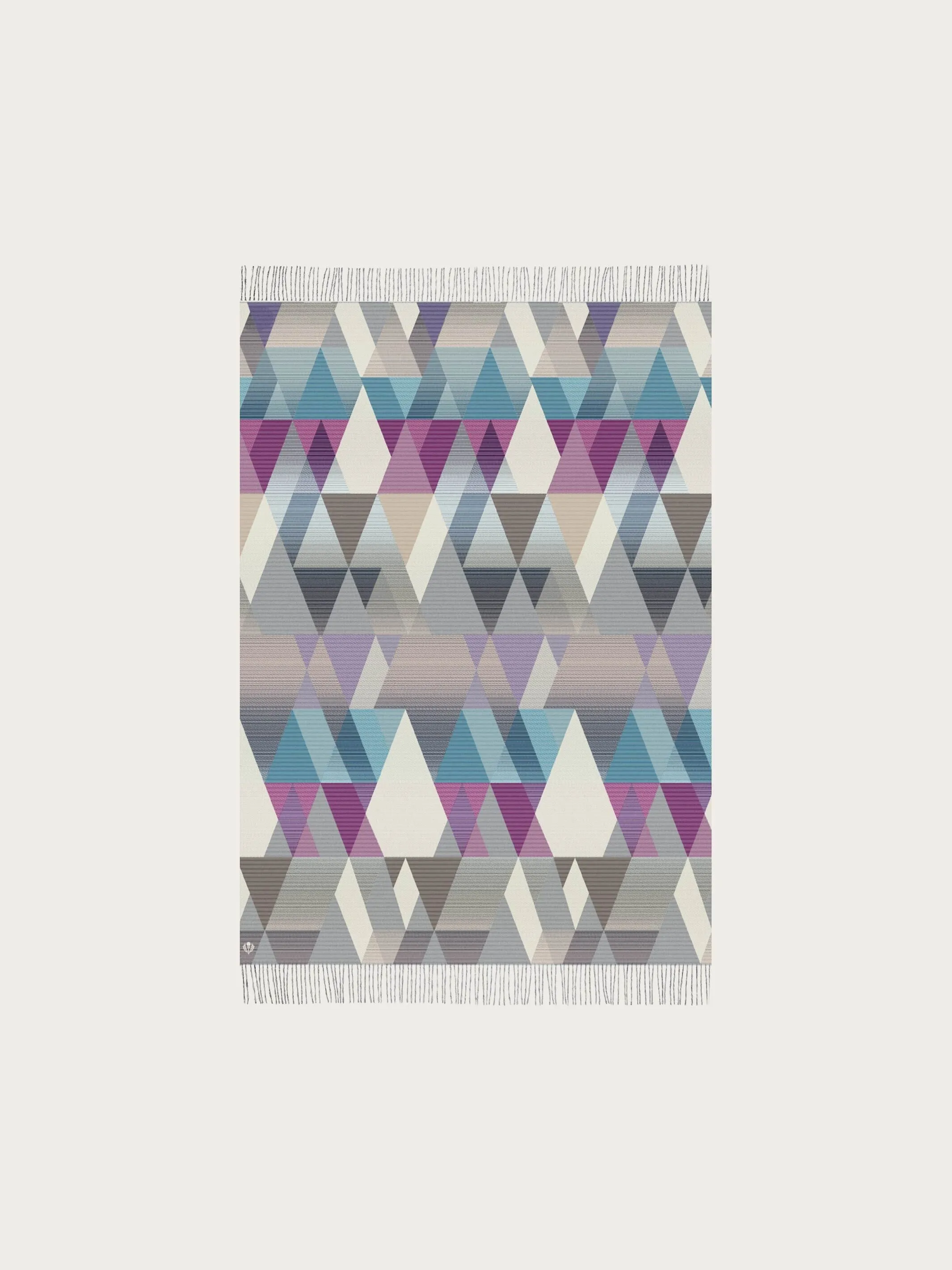 Sustainability Edition - Cashmink-Decke mit Dreieck-Design - Made in Germany