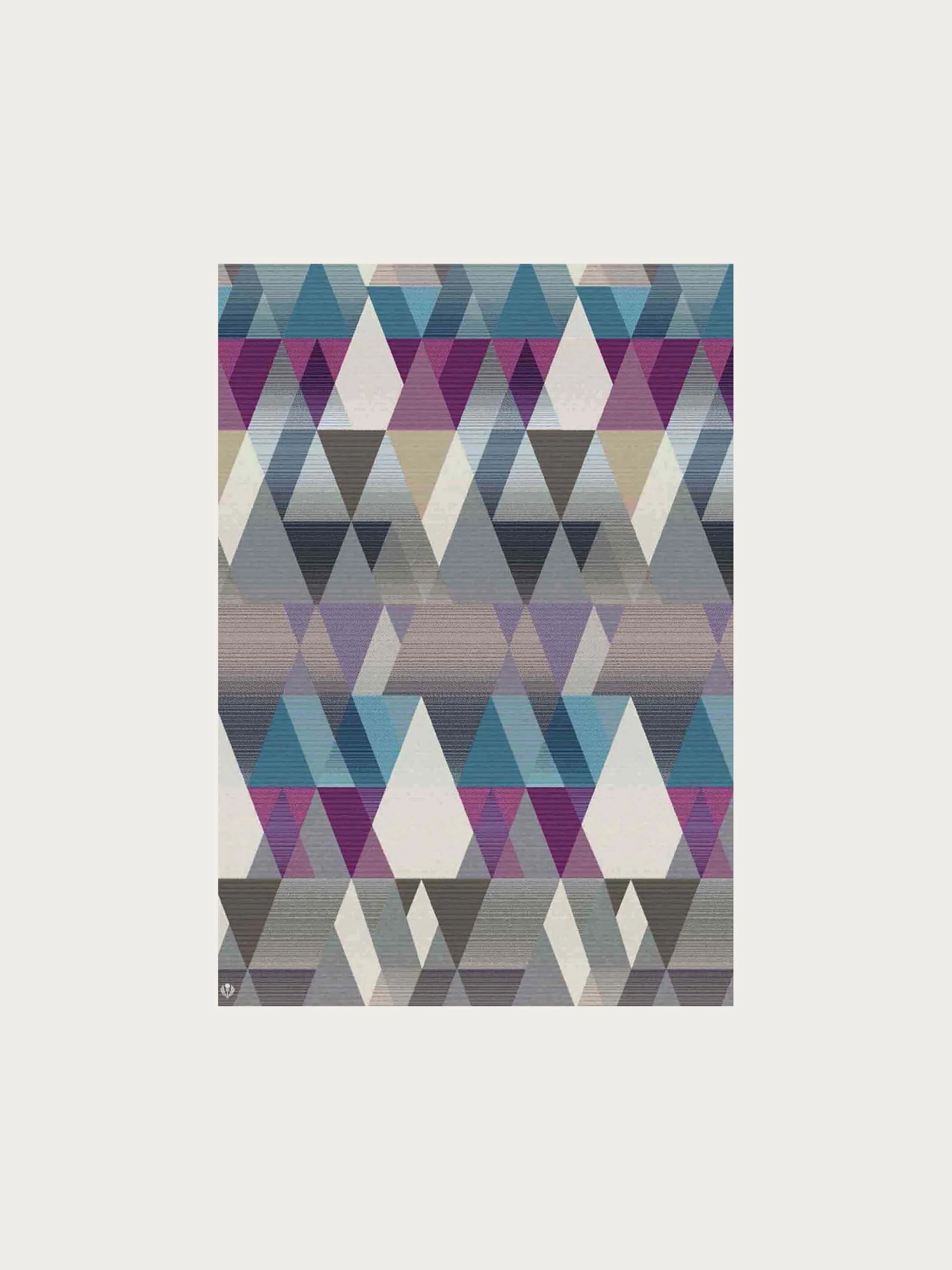 Sustainability Edition - Cashmink-Decke mit Dreieck-Design - Made in Germany