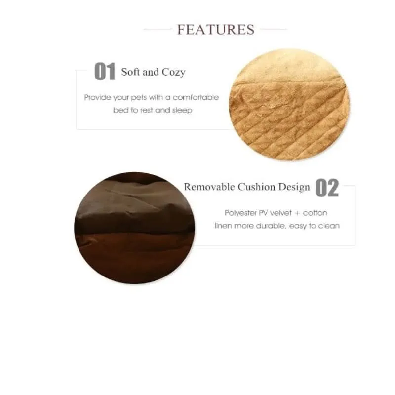 The Ultra Soft Pet Bed Sofa Cushion - 3-in-1 Convertible Pet Paradise