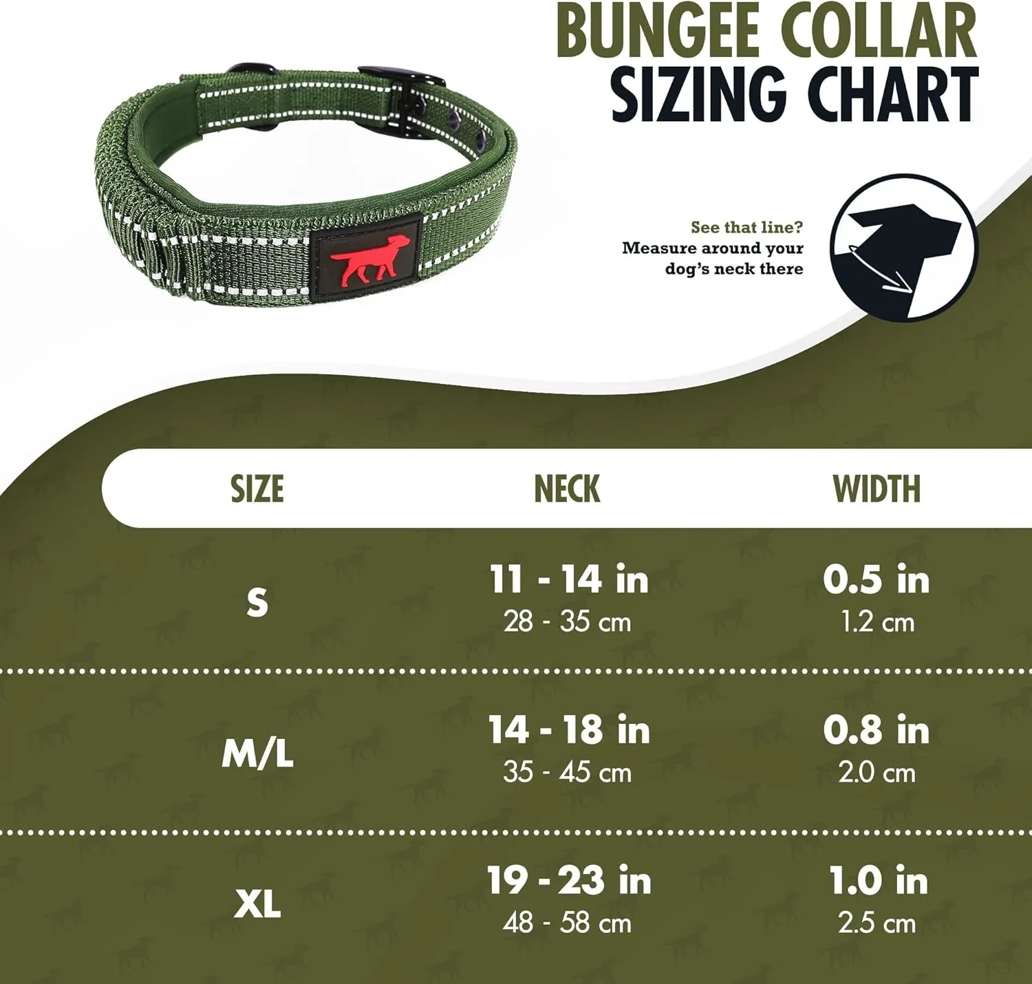 Tuff Pupper Heavy Duty Dog Collar with Handle | Ballistic Nylon Heavy Duty Collar | Padded Reflective Dog Collar with Adjustable Stainless Steel Hardware | Convenient Sizing for All Breeds