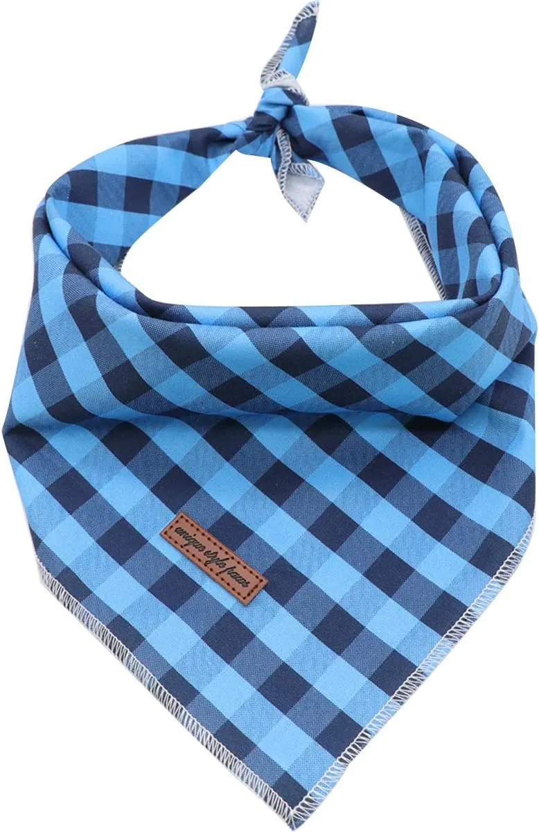 Unique Style Paws Dog Bandanas 1PC Washable Cotton Triangle Dog Scarfs for Small Medium Large Dogs and Cats