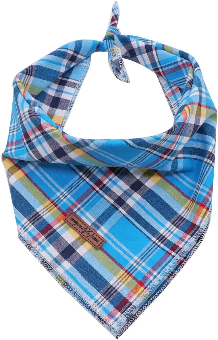 Unique Style Paws Dog Bandanas 1PC Washable Cotton Triangle Dog Scarfs for Small Medium Large Dogs and Cats