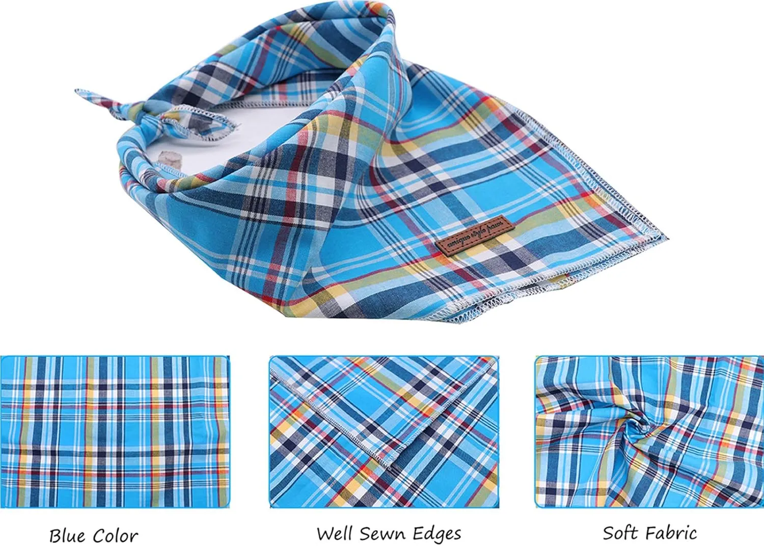 Unique Style Paws Dog Bandanas 1PC Washable Cotton Triangle Dog Scarfs for Small Medium Large Dogs and Cats